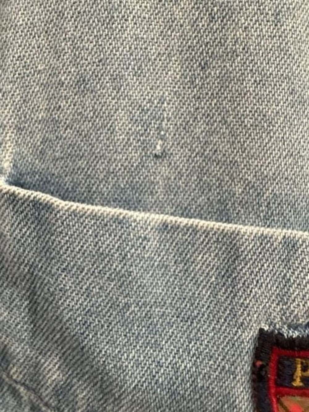 Ralph Lauren Denim Shirt Size L Light Wash Crest Pocket - Picture 4 of 5